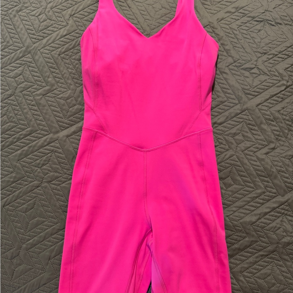 Lululemon hot pink athletic onesie